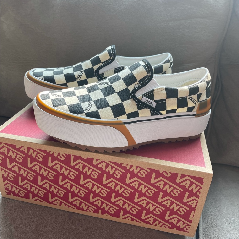 VANS Classic Slip On STACKED Platforms.